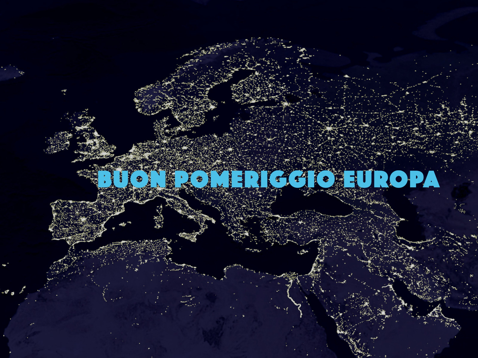 Copertina del programma Buon Pomeriggio Europa