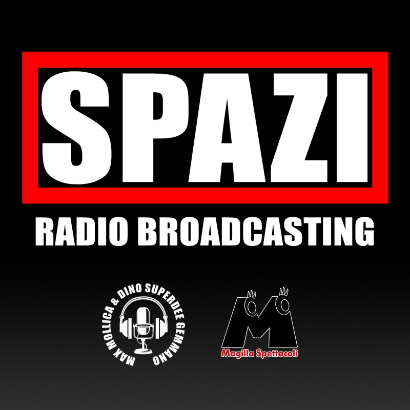 Copertina del programma Spazi con Max Mollica e Dino Superdee Gemmano
