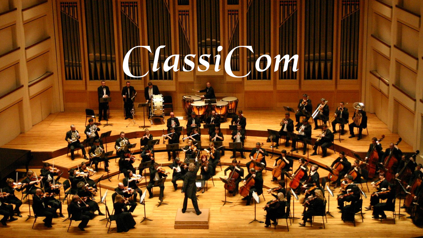 Copertina del programma Classicom dedicato alla musica classica